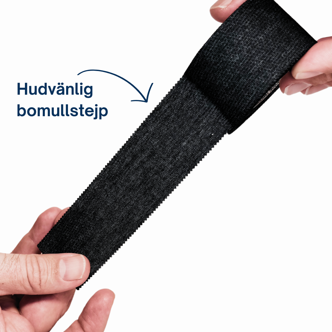 Sporttejp Svart 6-pack