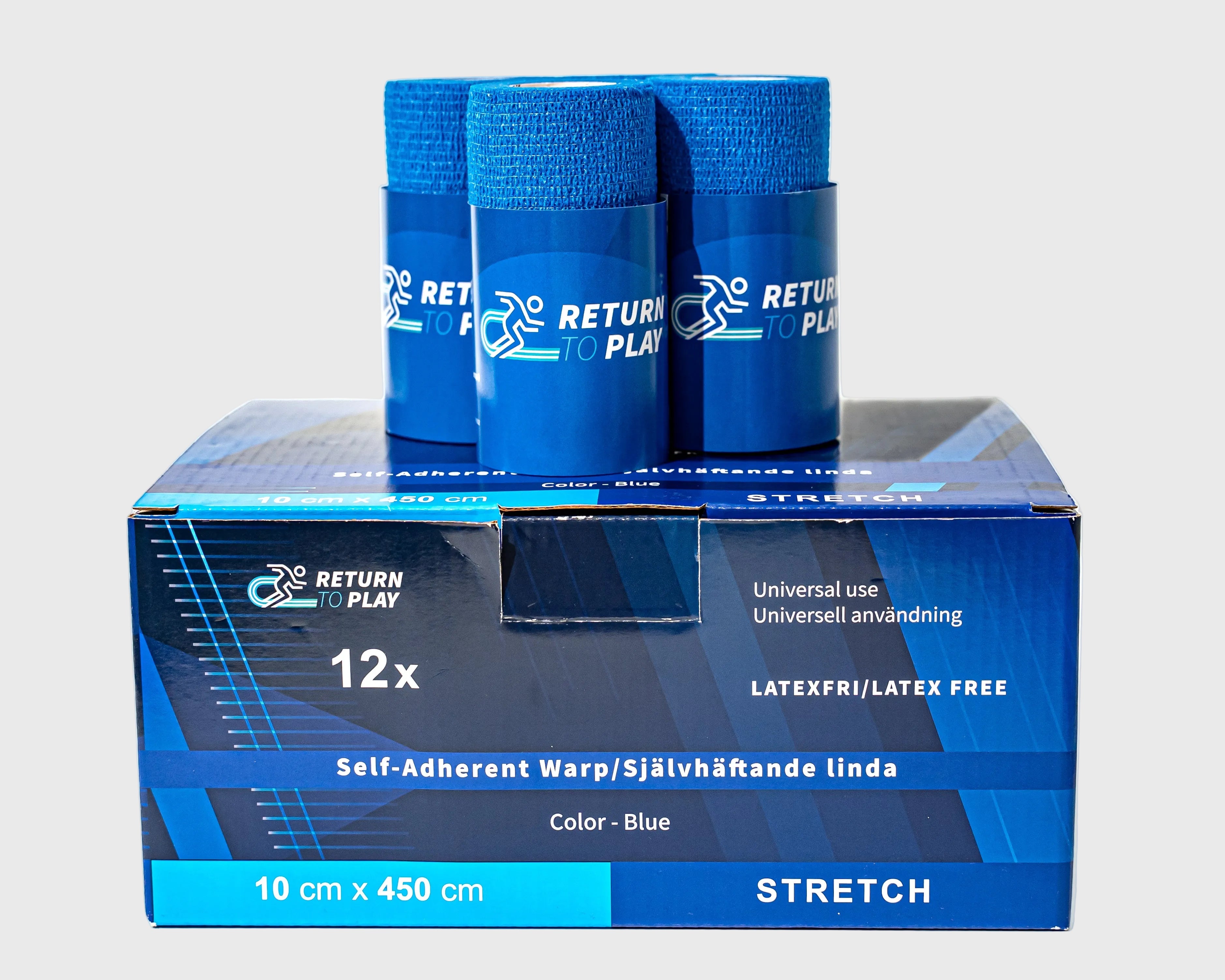 Självhäftande Linda 12-pack Blå